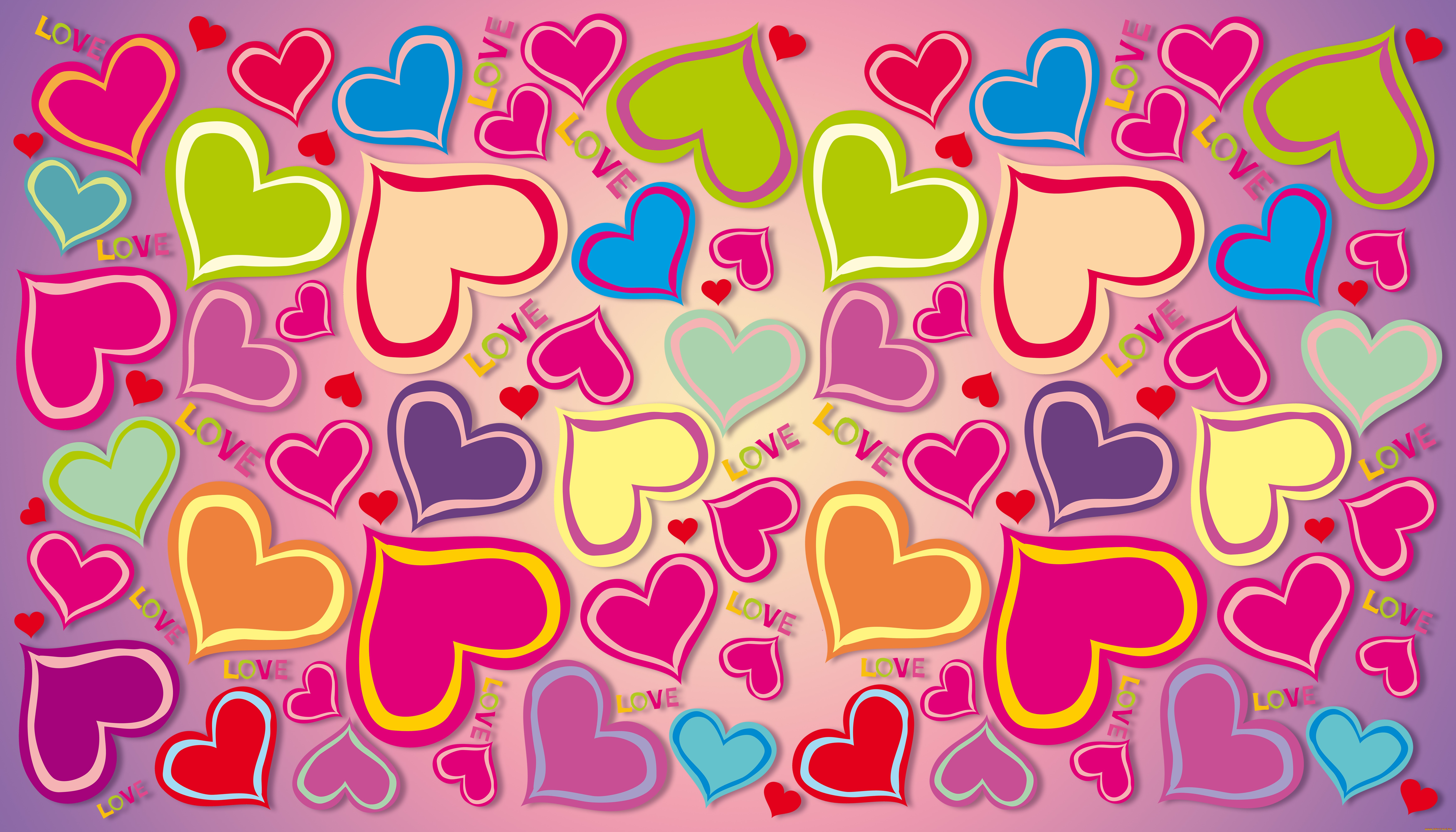 ,   ,  ,  , rainbow, colorful, , background, gradient, love, hearts, 